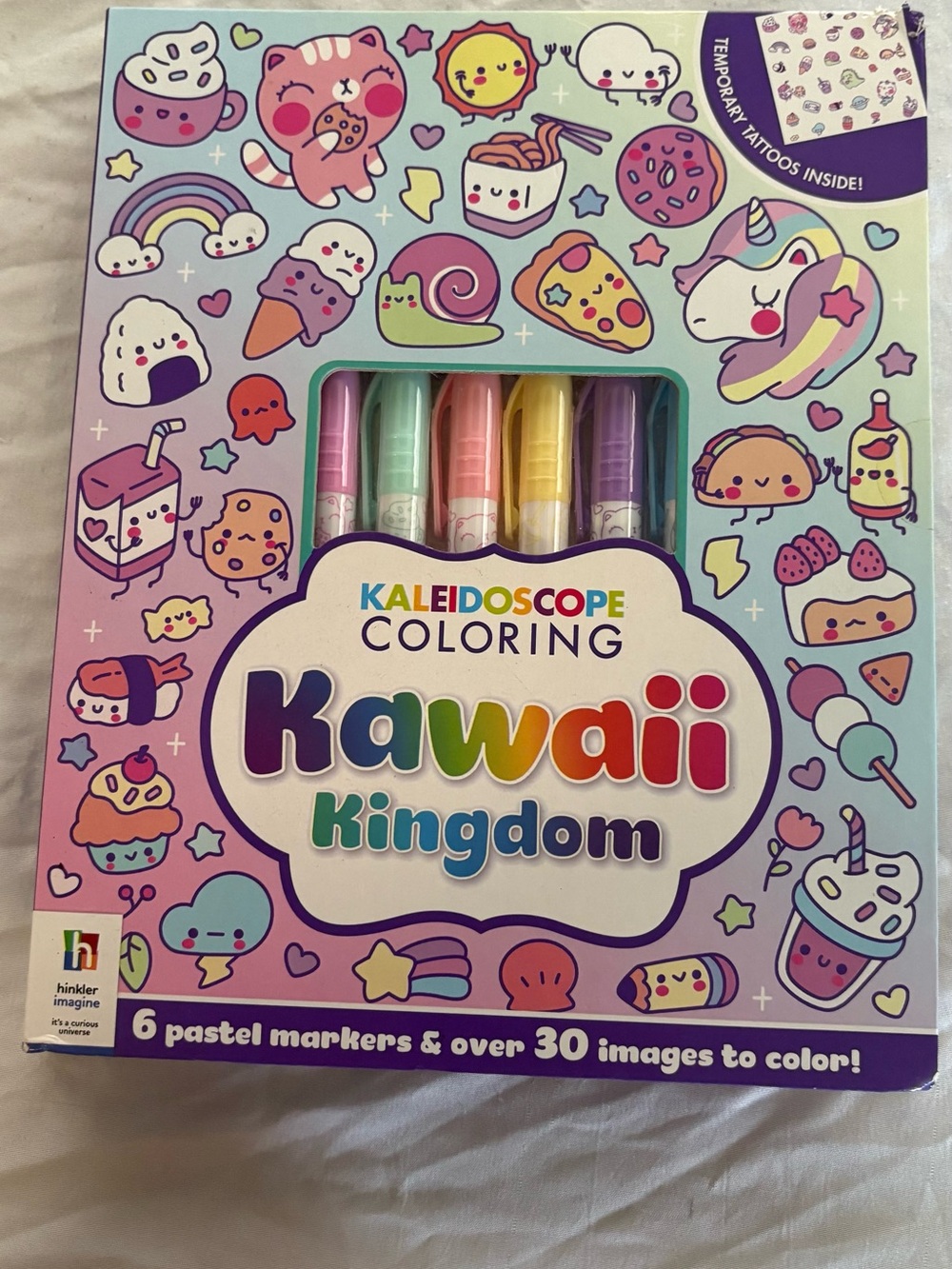 Kawaii Kingdom Pastel Coloring Set - Kaleidoscope Coloring
